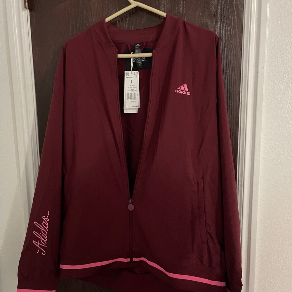 Adidas Men’s Burgundy Jacket